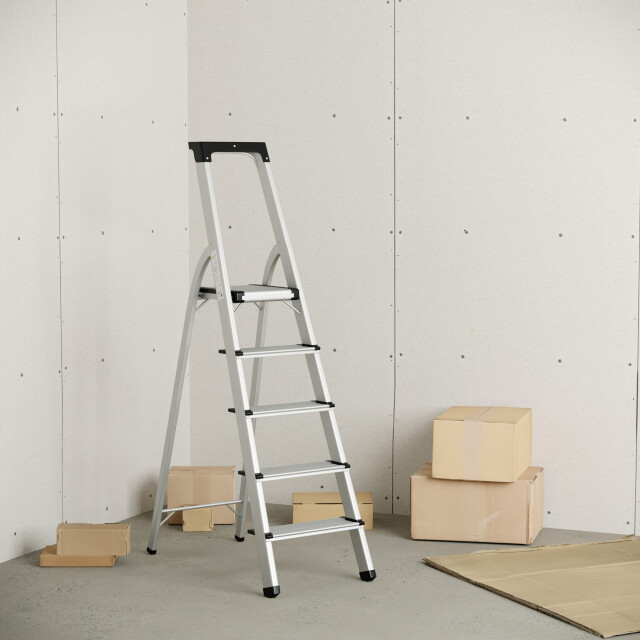 RMBO ® huishoudtrap 5 treden brede treden 3374463 large