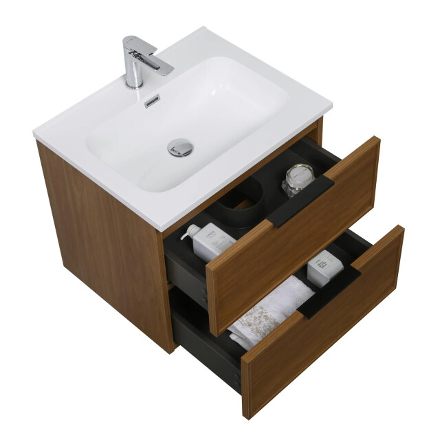 Badplaats Badkamermeubel set luxor 60cm - badmeubel met wastafel 3375943 large