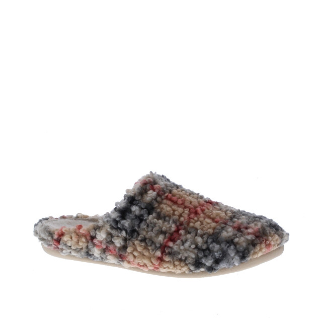 Cypres Yoska teddy ruit pantoffel | dames | | maat: | stof en immitatieleer 110422 large