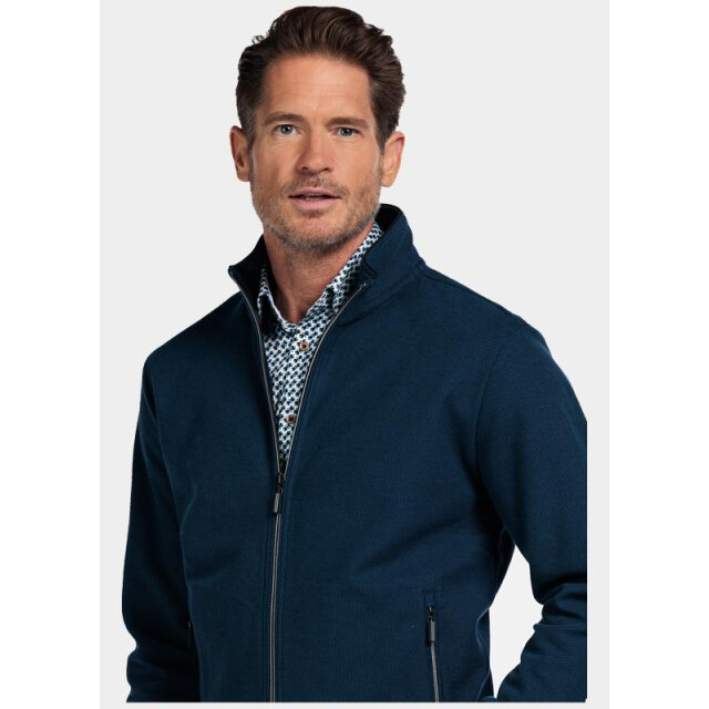 Baileys Vest sweat cardigan zip jacquard 522256/67 200359 large