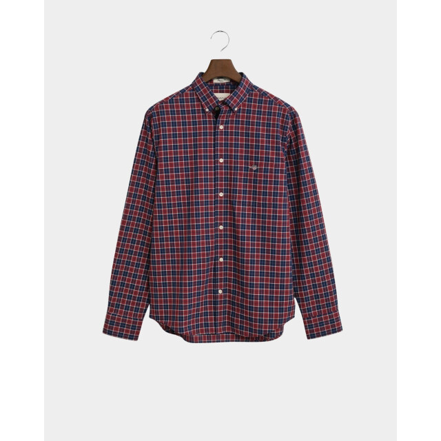 Gant Casual hemd lange mouw reg classic poplin check 3250213/604 199077 large