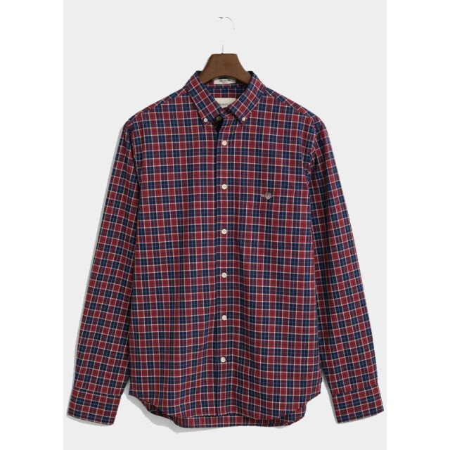 Gant Casual hemd lange mouw reg classic poplin check 3250213/604 199077 large