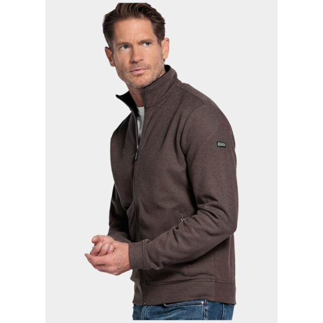 Baileys Vest sweat cardigan zip jacquard 522256/87 200360 large