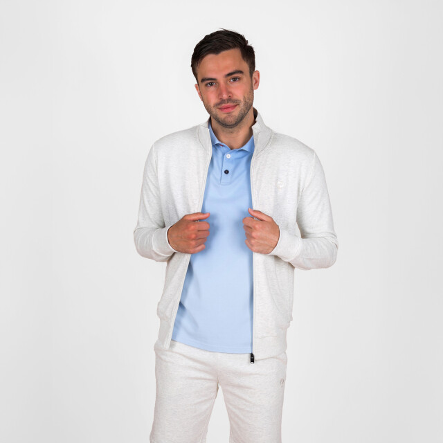 Q1905 Sweatvest blokland grijs QM2653063-006-1 large