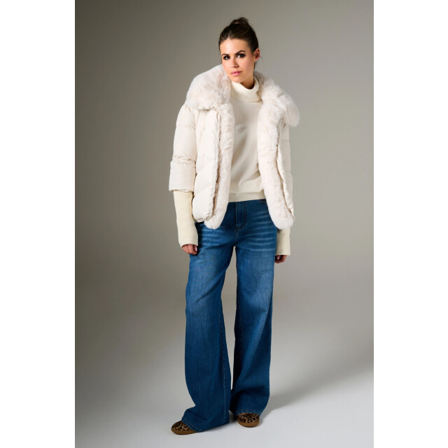 K-Design Puffer jack b902- B902-cream large