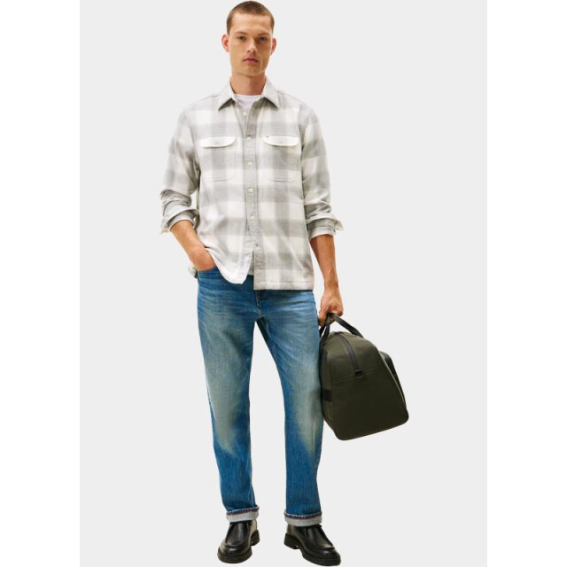 Tommy Hilfiger Casual hemd lange mouw flannel check shirt jacket mw0mw40483/0qy 199166 large