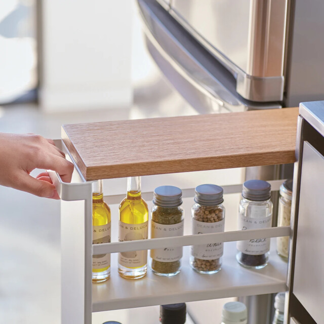 Yamazaki Rek op wieltjes keukentrolley tower 3377604 large