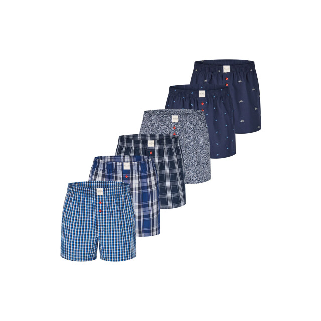 Phil & Co Wijde boxershorts heren 6-pack pack d510 PH-510 large