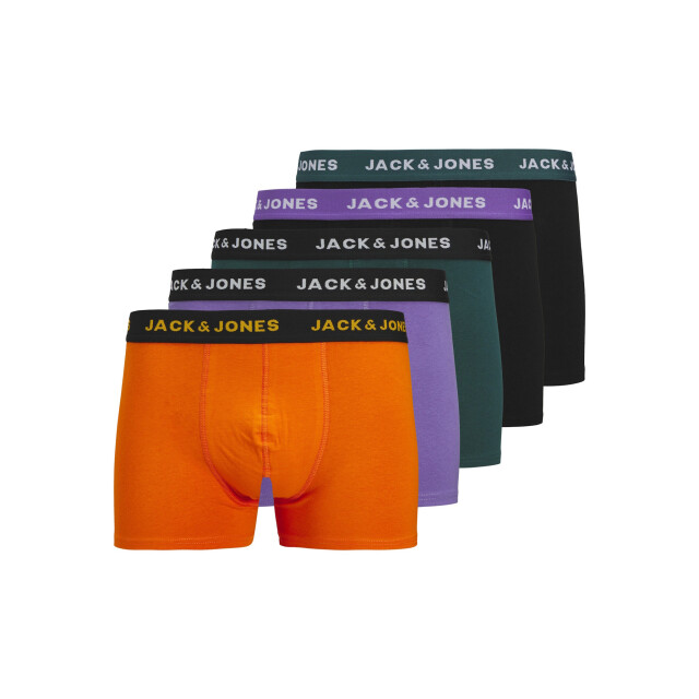 Jack & Jones Heren boxershorts trunks jacben 5-pack multicolor 12268605 large