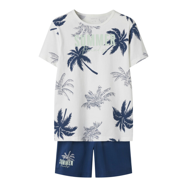 Name It Jongens korte pyjama set shortama nkmnightset palmbomen 13241988 large