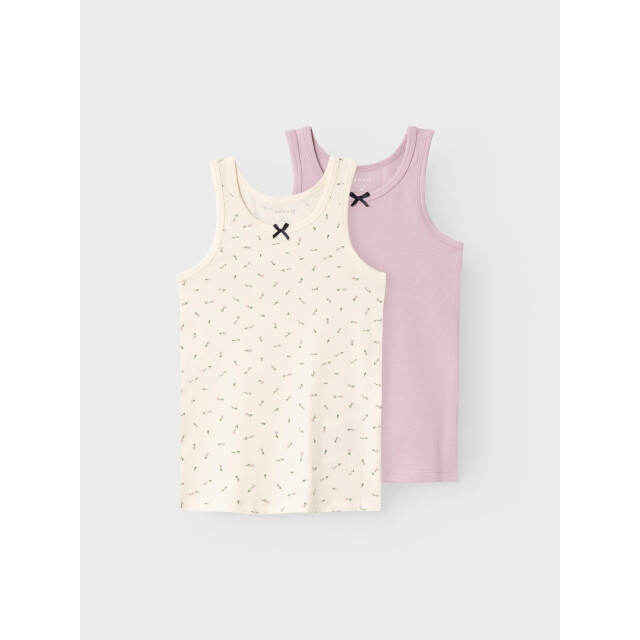 Name It Kinder topjes meisjes nkftank roze/off-white 2-pack 13221115 large