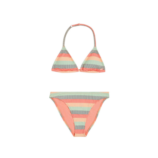 O'Neill Meisjes triangel bikini set regenboog gestreept 3800091-36083 large