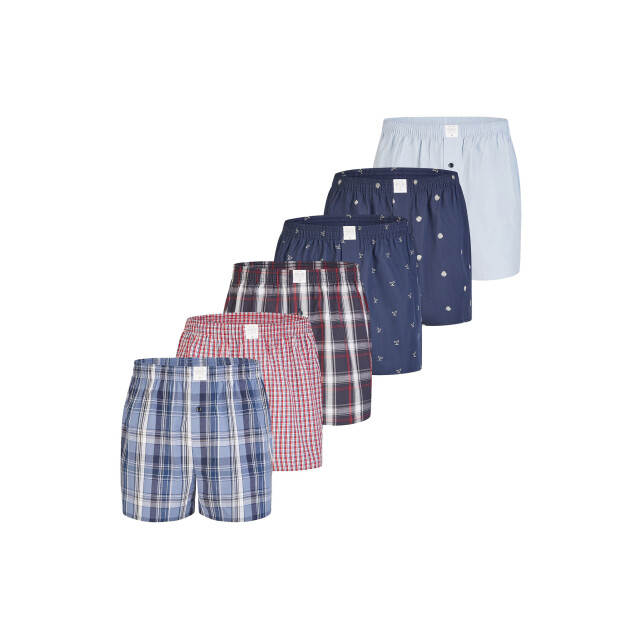 MG-1 Wijde boxershorts heren 6-pack multipack d500 MG1-500 large