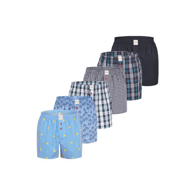 Phil & Co Wijde boxershorts heren 6-pack multipack d515 PH-515 large