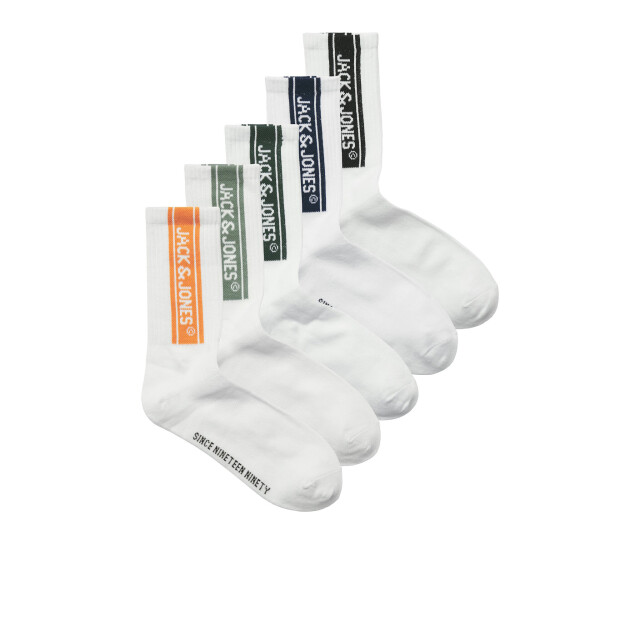 Jack & Jones Jongens sport sokken jacseth tennis sokken 5-pack 12269770 large