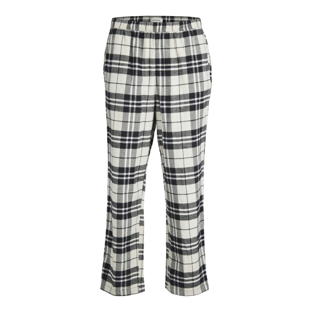 Jack & Jones Heren pyjamabroek flanel lange pijpen jacrimon pants geruit 12182711-Moonbeam large
