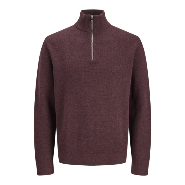 Jack & Jones Jprblamilano stitch knit half zip sn bordeaux 5219.47.0004 large