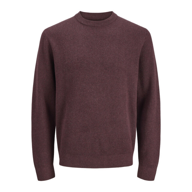 Jack & Jones Jprblamilano stitch knit crew neck sn bordeaux 5219.47.0006 large