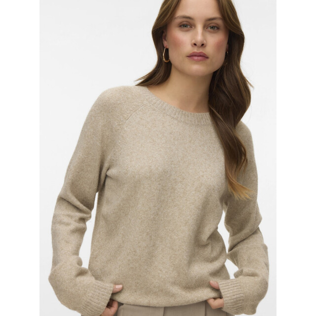 Vero Moda Vmdoffyshine ls o-neck blouse rep noos beige 4219.05.0132 large