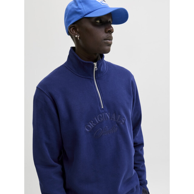 Jack & Jones Jorbleecker branding sweat high neck bf kobalt 5209.34.0006 large