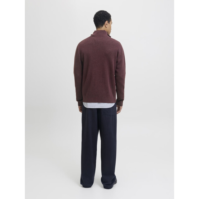 Jack & Jones Jprblamilano stitch knit half zip sn bordeaux 5219.47.0004 large