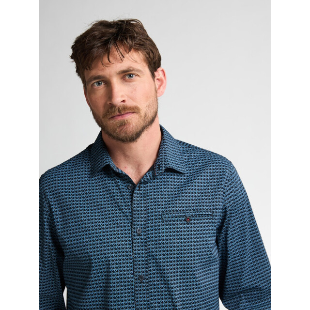 Petrol Industries Men shirt long sleeve aop licht 5309.31.0023 large