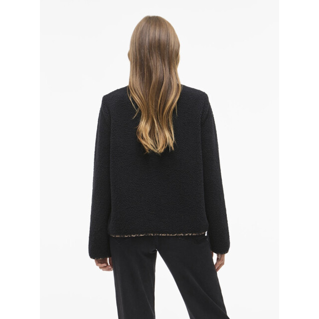 Vila Viada printed piping teddy jacket - 4279.80.0025 large