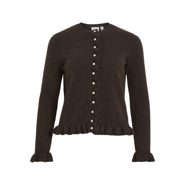 Vila Vijacia o-neck ls frill knit cardibfs - 4249.70.0021 large