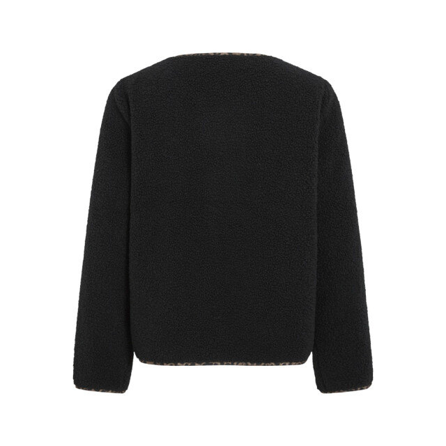 Vila Viada printed piping teddy jacket - 4279.80.0025 large