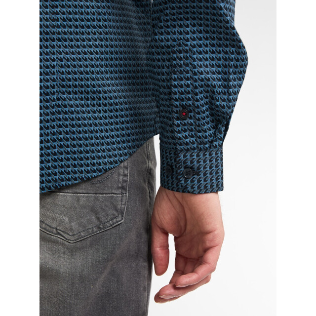 Petrol Industries Men shirt long sleeve aop licht 5309.31.0023 large