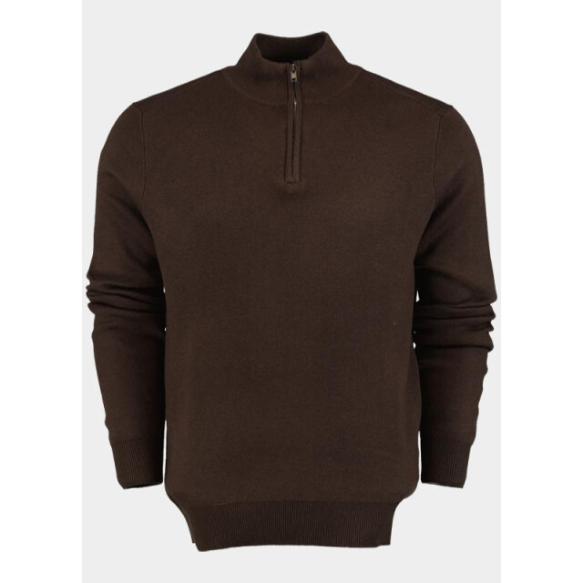 Bos Bright Blue Pullover half zip polyblend 4053225/623 189635 large