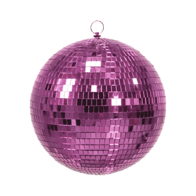 House Vitamin Christmas decoration christmas hanger discoball foam pink 25x25x25cm 3379242 large