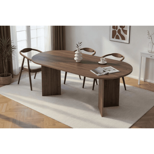 CaliCosy Eettafel met ovale blad l200 cm charlie 3380267 large