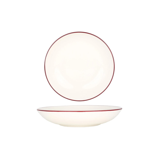 Bonna Serviesset (medium) linea burgundy 24 delig 6 personen porselein 3376817 large