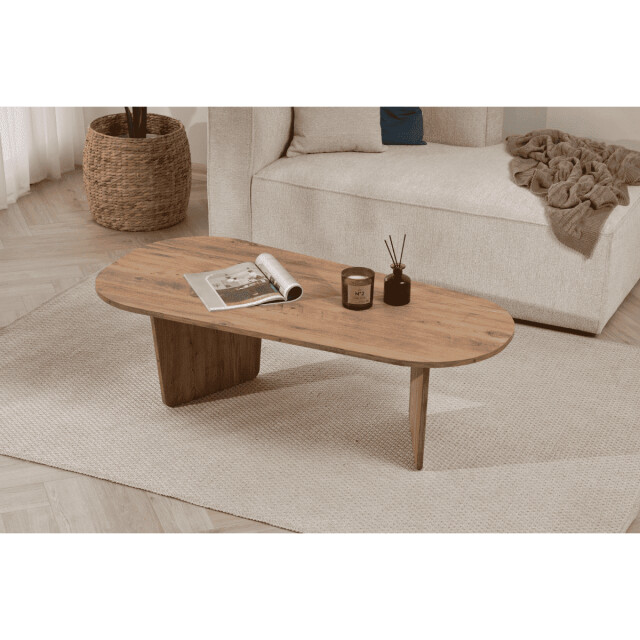 CaliCosy Salontafel met afgeronde randen l130 cm amÉlia 3380392 large