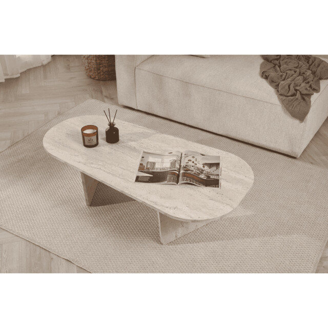 CaliCosy Salontafel met afgeronde randen l130 cm amÉlia 3380389 large