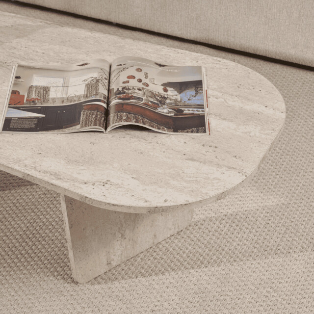 CaliCosy Salontafel met afgeronde randen l130 cm amÉlia 3380389 large