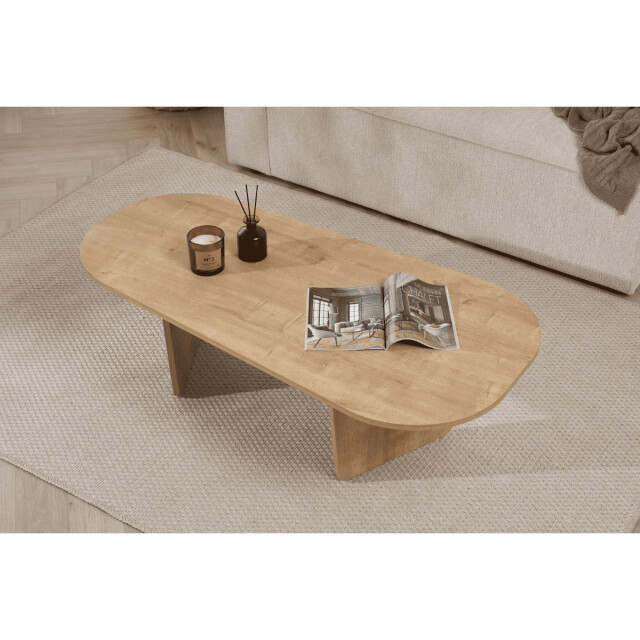 CaliCosy Salontafel met afgeronde randen l130 cm amÉlia 3380391 large