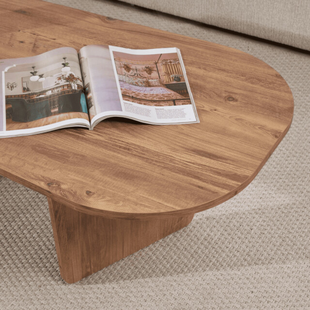 CaliCosy Salontafel met afgeronde randen l130 cm amÉlia 3380392 large