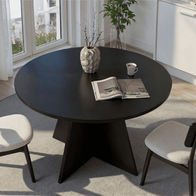 CaliCosy Eettafel met ronde blad d120 cm aria 3380263 large