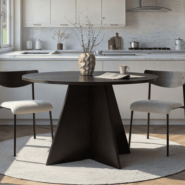 CaliCosy Eettafel met ronde blad d120 cm aria 3380263 large