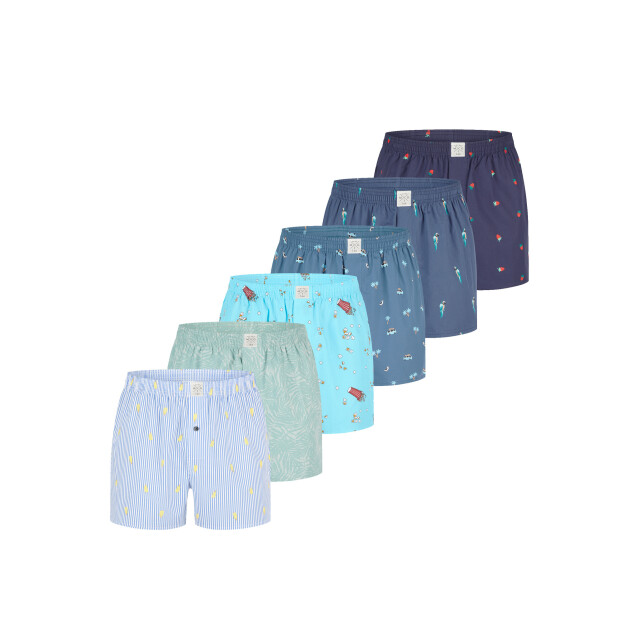 MG-1 Wijde kinder boxershorts jongens 6-pack d525k MG1-525K large