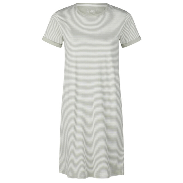 By Louise Dames nachthemd korte mouw gestreept BL-578-02 large