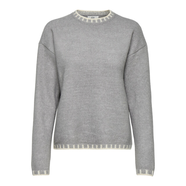 Jacqueline de Yong silja l/s on contrast pullover k 15361187 december sky 06712.210.0031 large