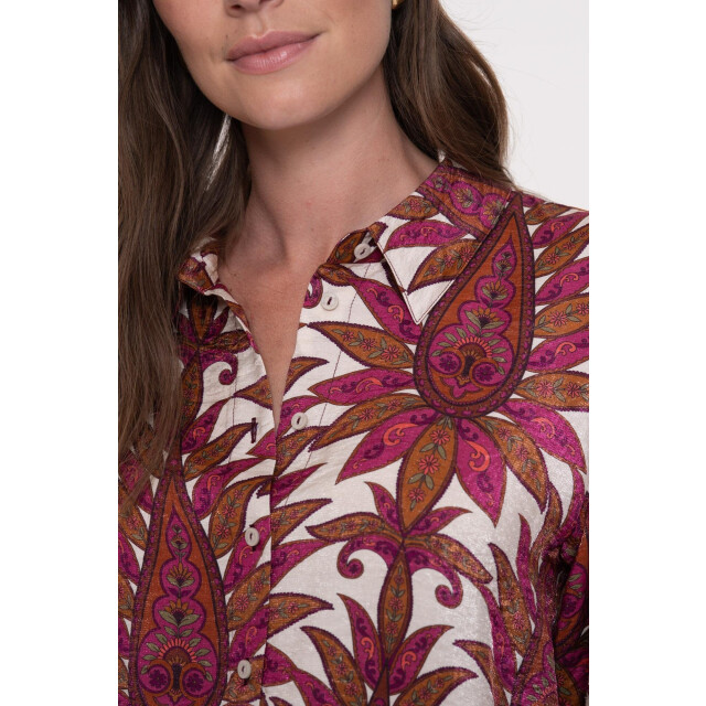 Geisha 53913-20 010 blouse off-white/pink 53913-20 010 large