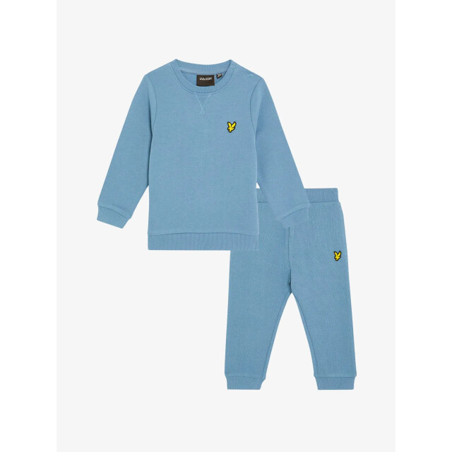 Lyle and Scott Jongens baby joggingpak sweater ocean sky JOGB2000V-X861-OCEAN-SKY large