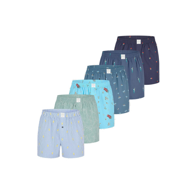 MG-1 Wijde boxershorts heren 6-pack pack d525 MG1-525 large
