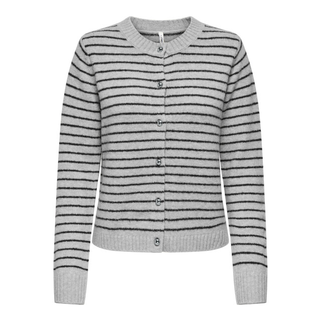Only onlchester life ls stripe cardi cc 15361022 light grey 06741.910.0005 large