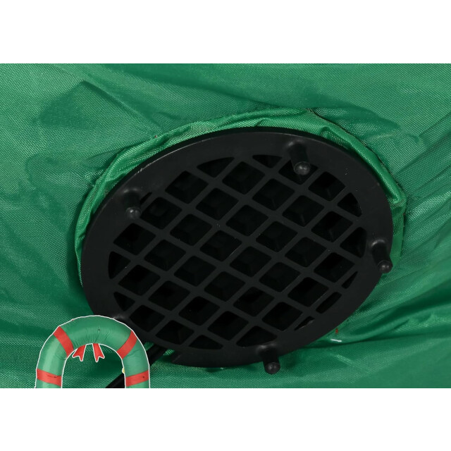 Homcom Opblaasbare boog met kerstman en sneeuwman 198 x 80 x 245 cm 3385337 large