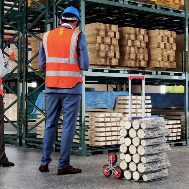 4goodz Steekwagen trapklimmer opvouwbaar trolley max70kg - 3366795 large